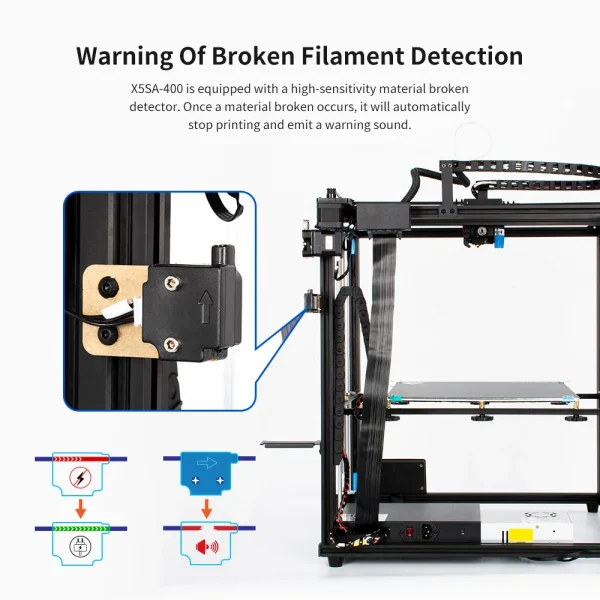 Tronxy X5SA 400 Pro 3D Printer – Large Build Size DIY Kit with Fast and Precise Printing - Image 6