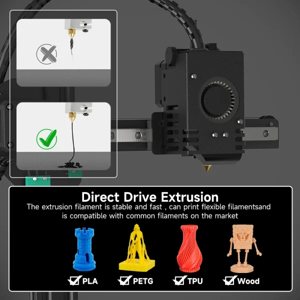 KINGROON KP3S 3D Printer – High Precision DIY FDM Printer with Touchscreen - Image 3