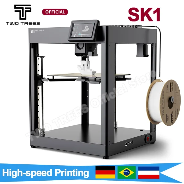 Twotrees SK1 3D Printer – CoreXY High-Speed 3D Printer with Klipper, 700mm/s, and Auto Leveling