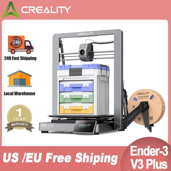 Creality Ender-3 V3 Plus CoreXZ 3D Printer Fast Stable 600mm/S Speed For Creality Ender 3 V3 3D Printer Top-notch Extruder Kit