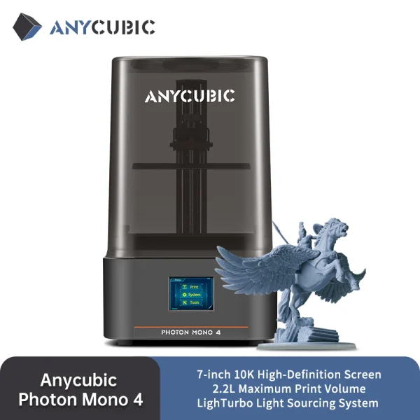 ANYCUBIC Photon Mono 4 10K+ 7 Inch high-definition screen 3D Printer High Speed UV Resin 3D Printer Printing Size 153×87×165mm - Image 7