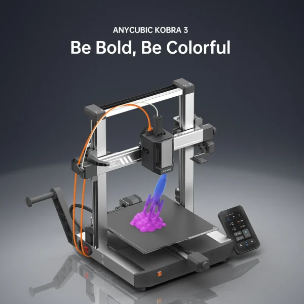 ANYCUBIC Kobra 3 FDM 3D Printer – Multi-Color Printing, 600mm/s Speed - Image 2